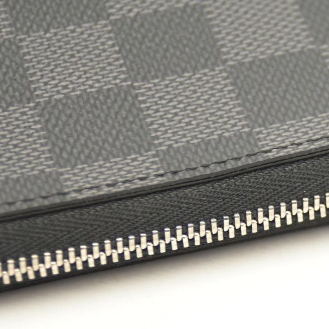 Louis Vuitton  Damier Graphite Zippy Coin Purse Vertical MI5118