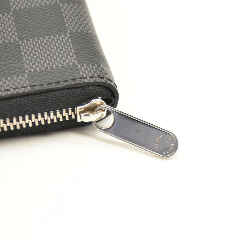 Louis Vuitton  Damier Graphite Zippy Coin Purse Vertical MI5118