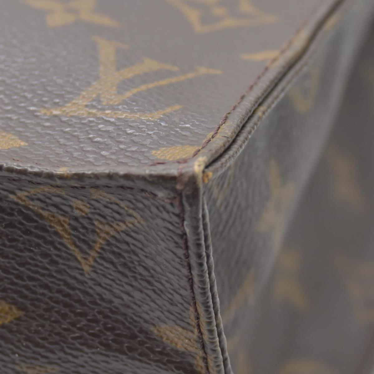 $1340 Louis Vuitton LV Hand Bag Sac Plat Brown Monogram