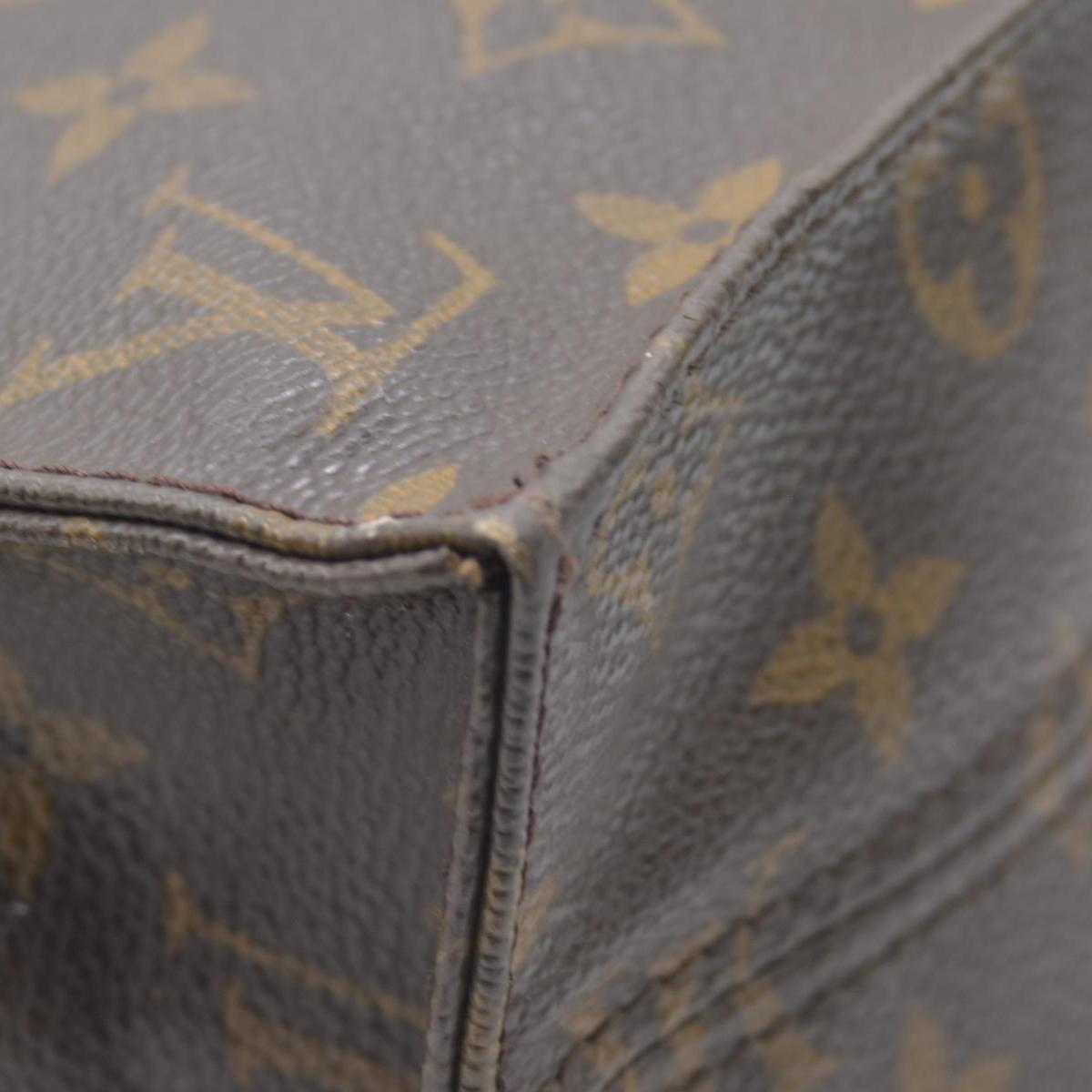$1340 Louis Vuitton LV Hand Bag Sac Plat Brown Monogram