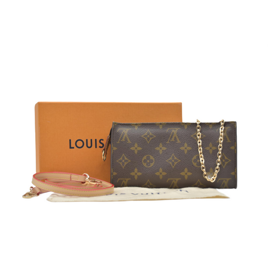 $490 Louis Vuitton Monogram Bucket 23 Pouch CONSIGNMENT