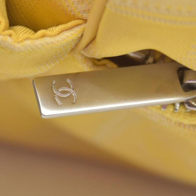 Chanel Travel Ligne Barrel Bag Yellow CONSIGNEMT