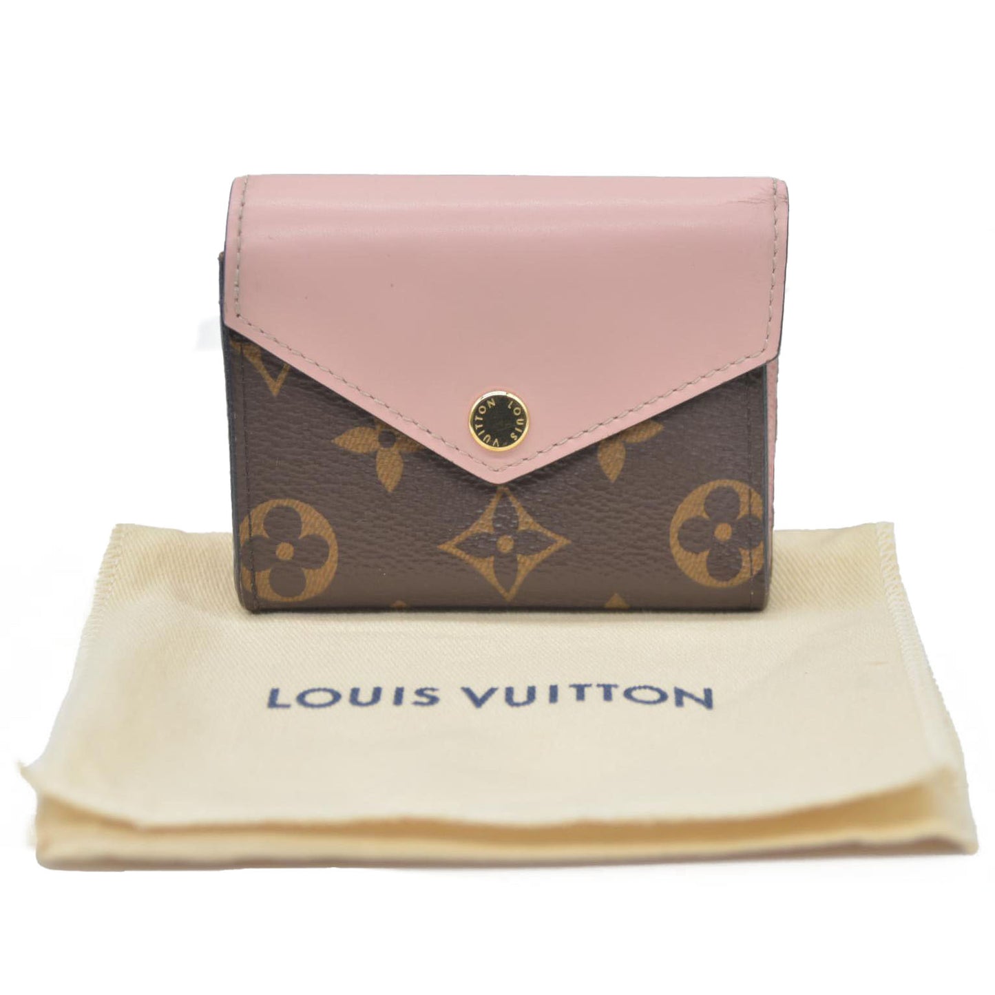 Louis Vuitton $605 Monogram Portefeuille Zoe Mini Trifold Wallet TS4708
