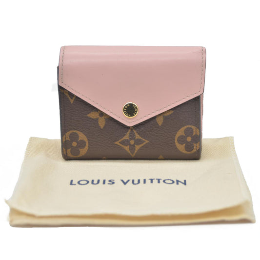 Louis Vuitton $605 Monogram Portefeuille Zoe Mini Trifold Wallet TS4708