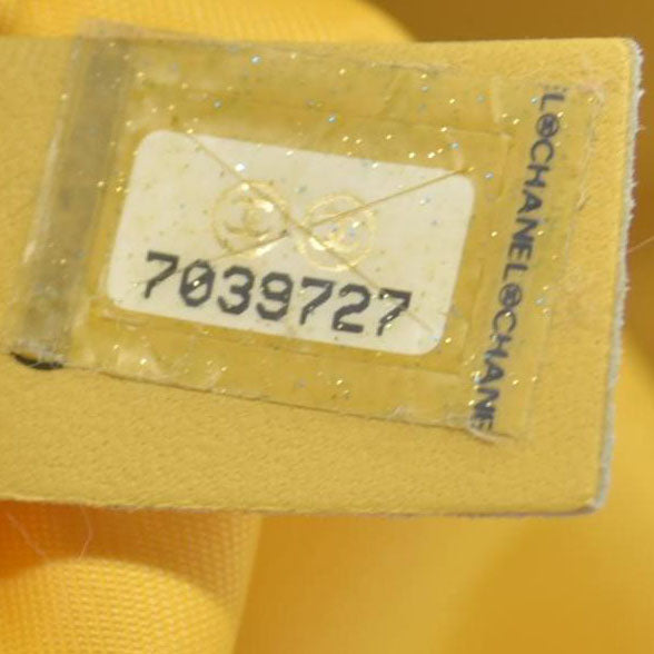 Chanel Travel Ligne Barrel Bag Yellow CONSIGNEMT
