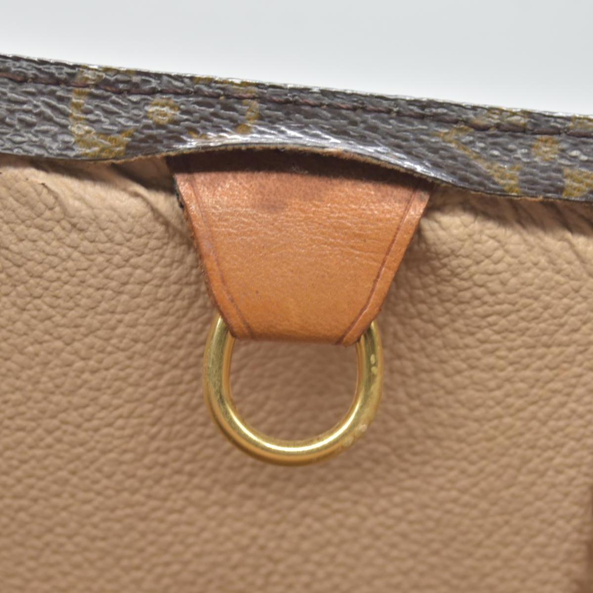 $1340 Louis Vuitton LV Hand Bag Sac Plat Brown Monogram