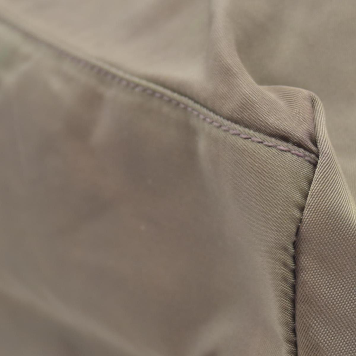 $500 Prada  Tessuto Nylon Tote Greige CONSIGNMENT