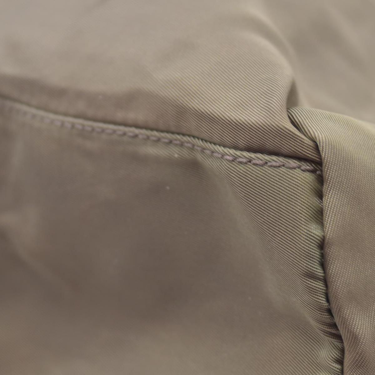 $500 Prada  Tessuto Nylon Tote Greige CONSIGNMENT