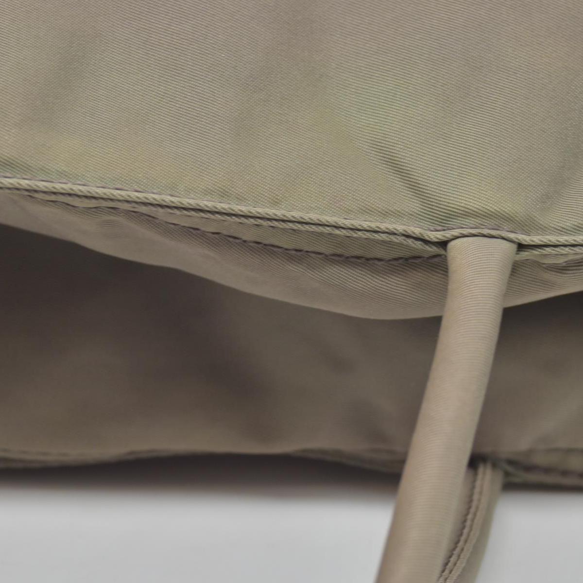 $500 Prada  Tessuto Nylon Tote Greige CONSIGNMENT
