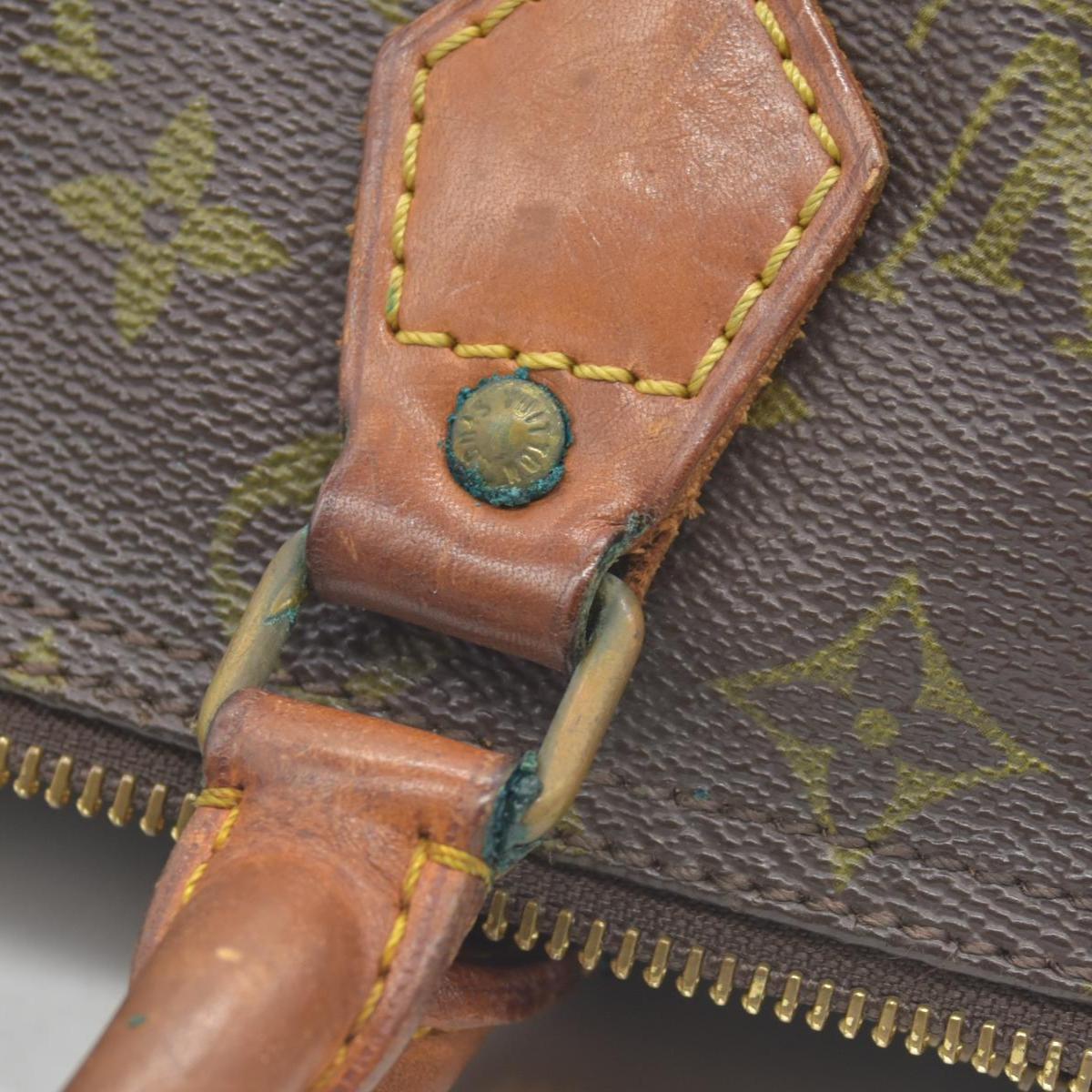 $1490 Louis Vuitton LV Hand Bag Speedy 25 Brown Monogram