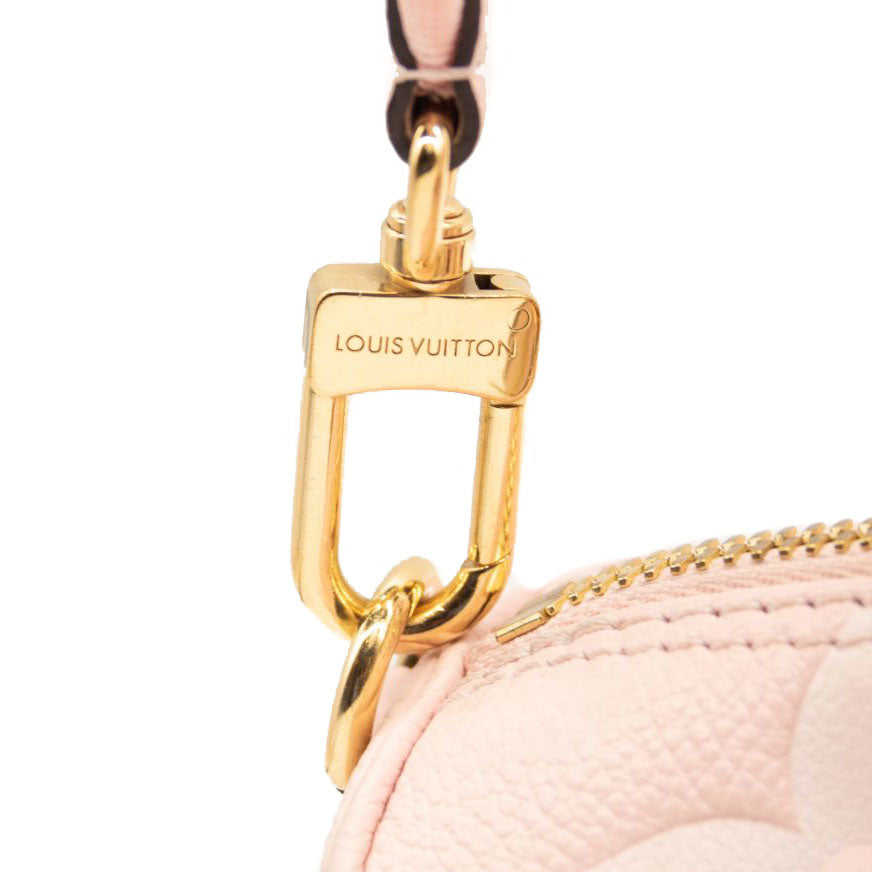 LOUIS VUITTON Empreinte Monogram Giant By The Pool Papillon BB Bouton De Rose