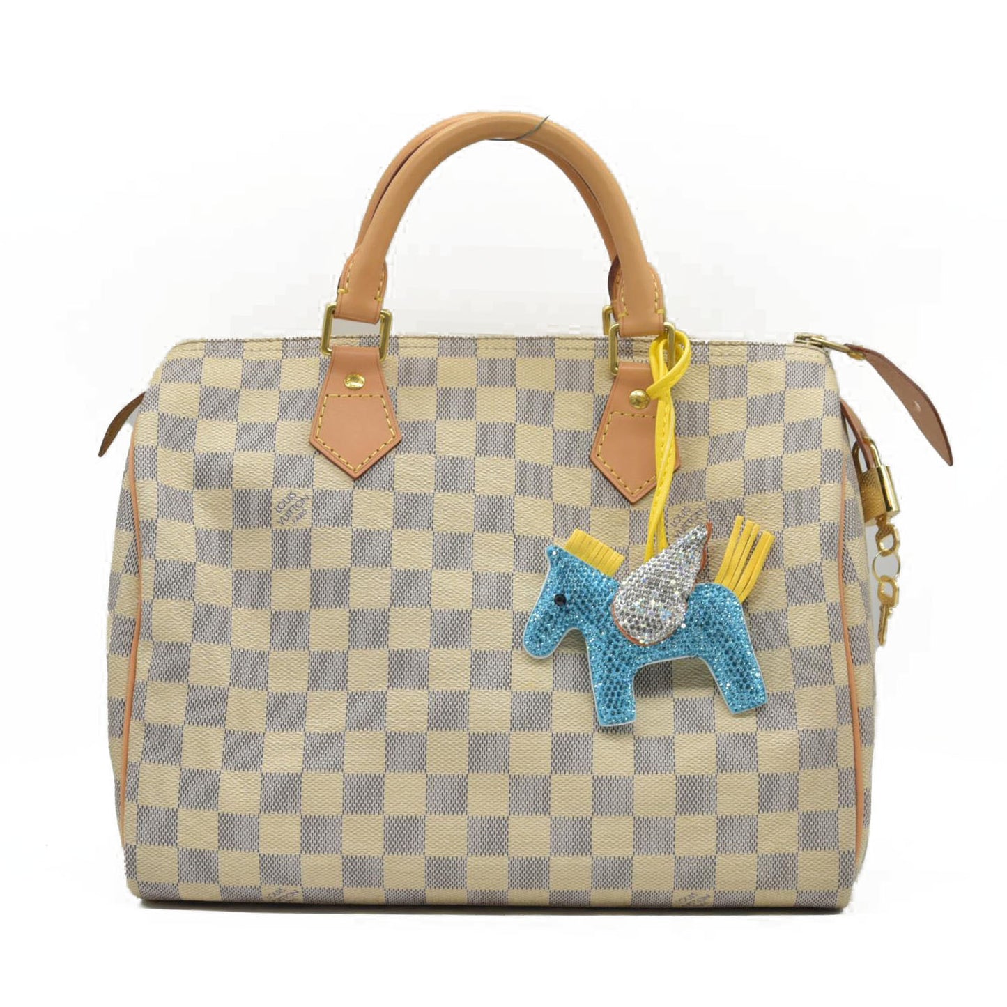 $1550 Louis Vuitton Damier Azur Speedy 30 DU4180 CONSIGNMENT