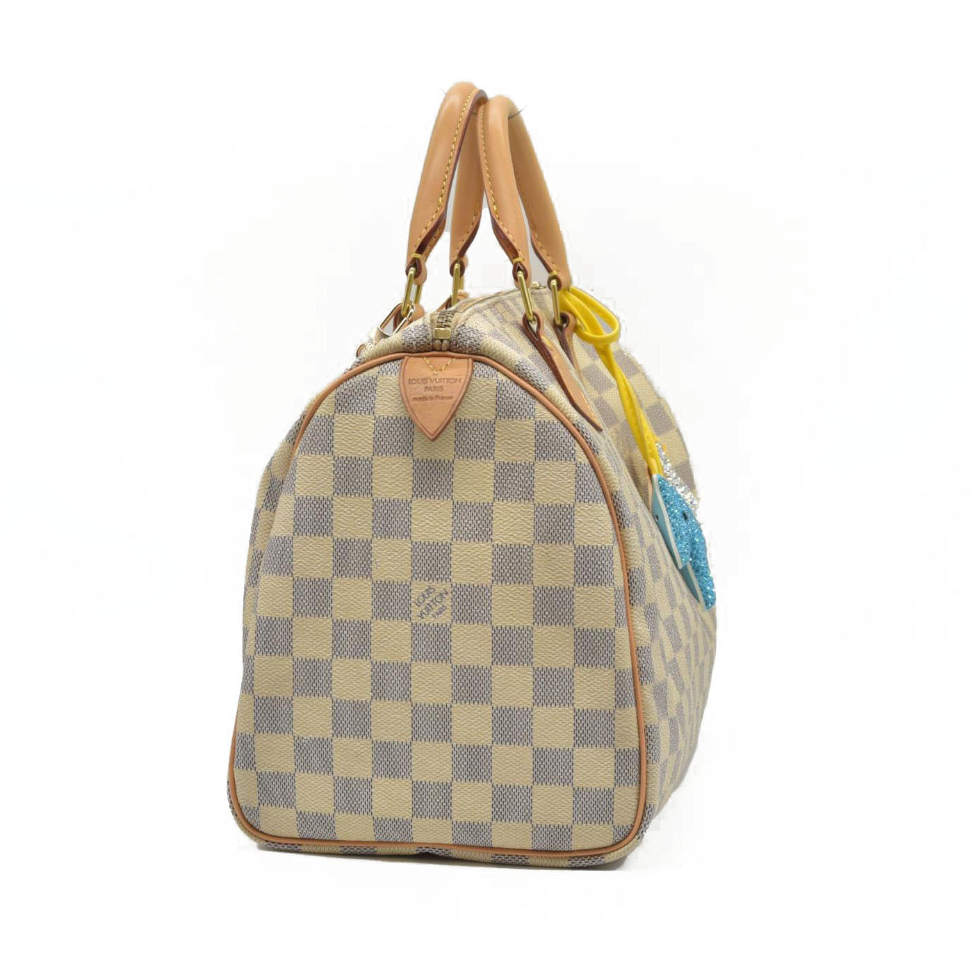 $1550 Louis Vuitton Damier Azur Speedy 30 DU4180 CONSIGNMENT