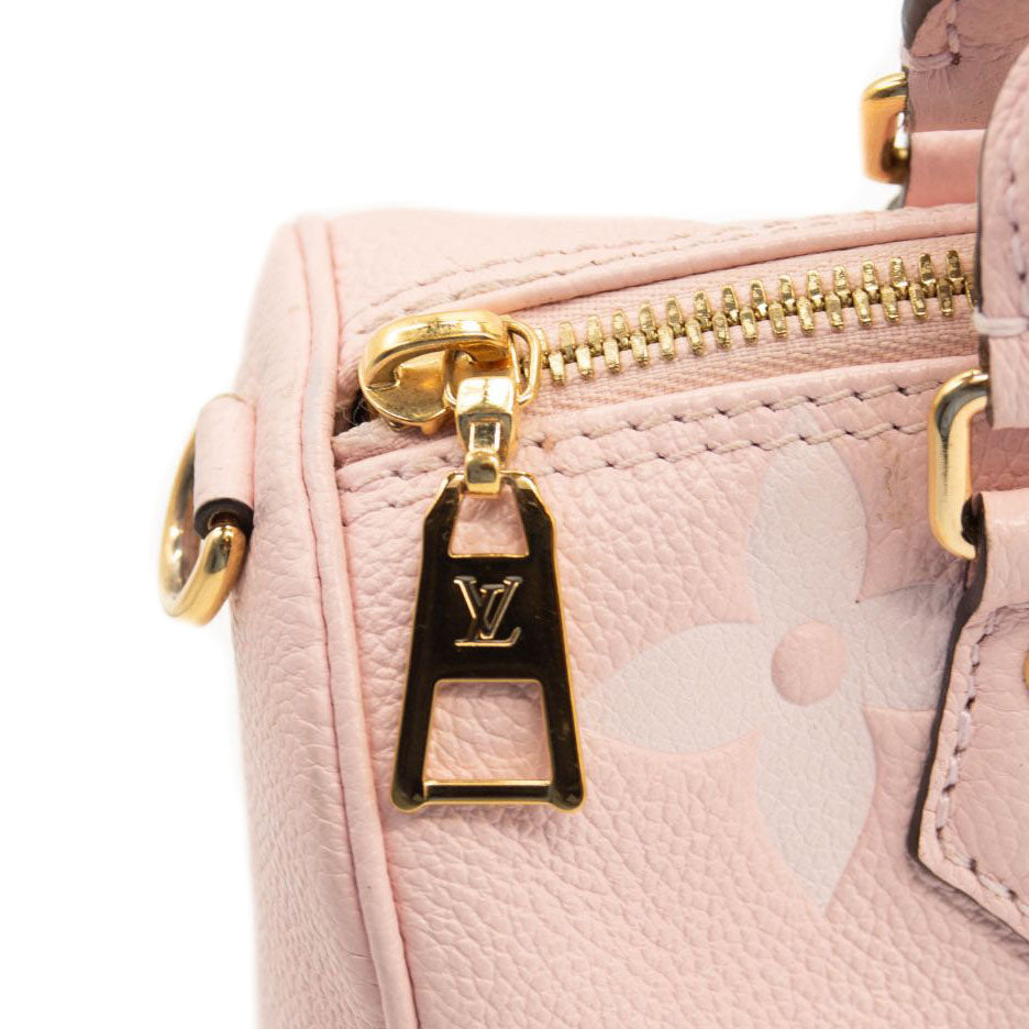 LOUIS VUITTON Empreinte Monogram Giant By The Pool Papillon BB Bouton De Rose