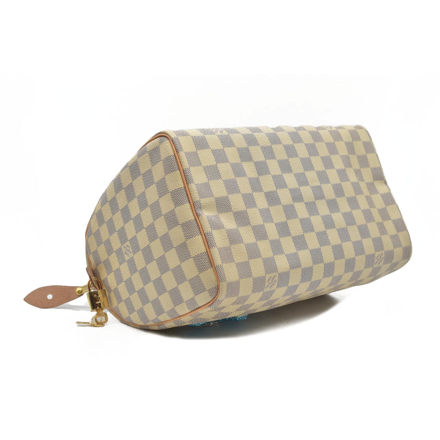 $1550 Louis Vuitton Damier Azur Speedy 30 DU4180 CONSIGNMENT
