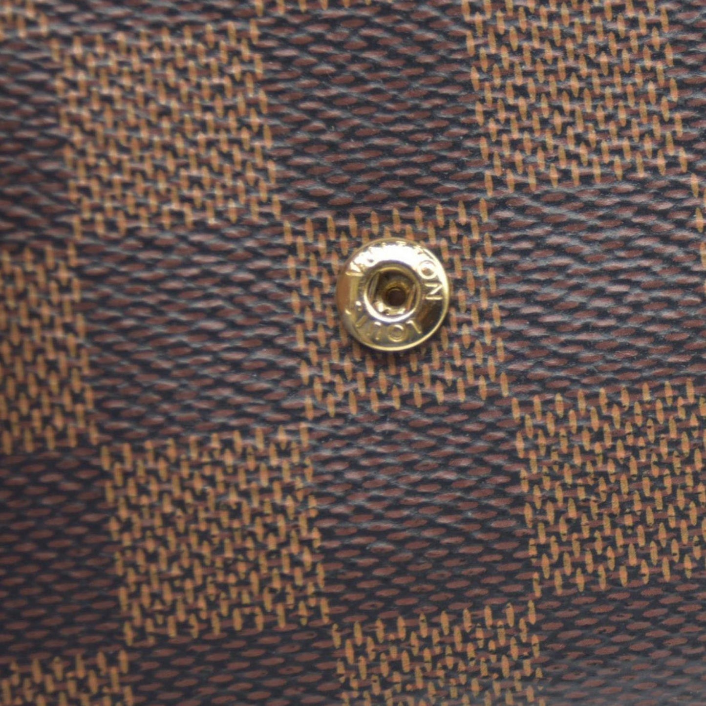 $605 Louis Vuitton Damier Ebene Victorine Wallet Rose Ballerine