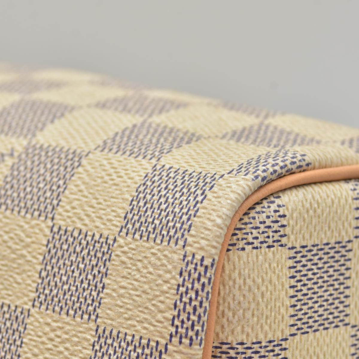 $1550 Louis Vuitton Damier Azur Speedy 30 DU4180 CONSIGNMENT