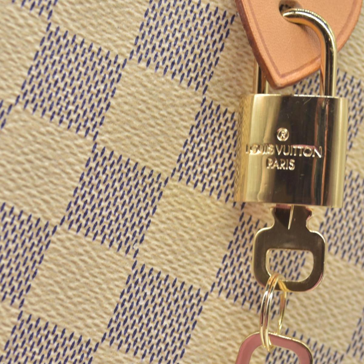 $1550 Louis Vuitton Damier Azur Speedy 30 DU4180 CONSIGNMENT