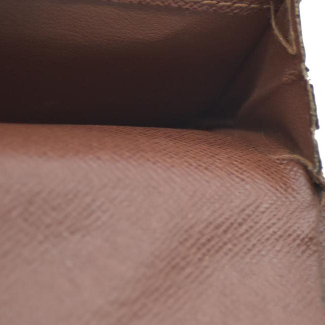 Louis Vuitton $430 Monogram Porte Monnaie Plat Coin Purse Wallet MI1027