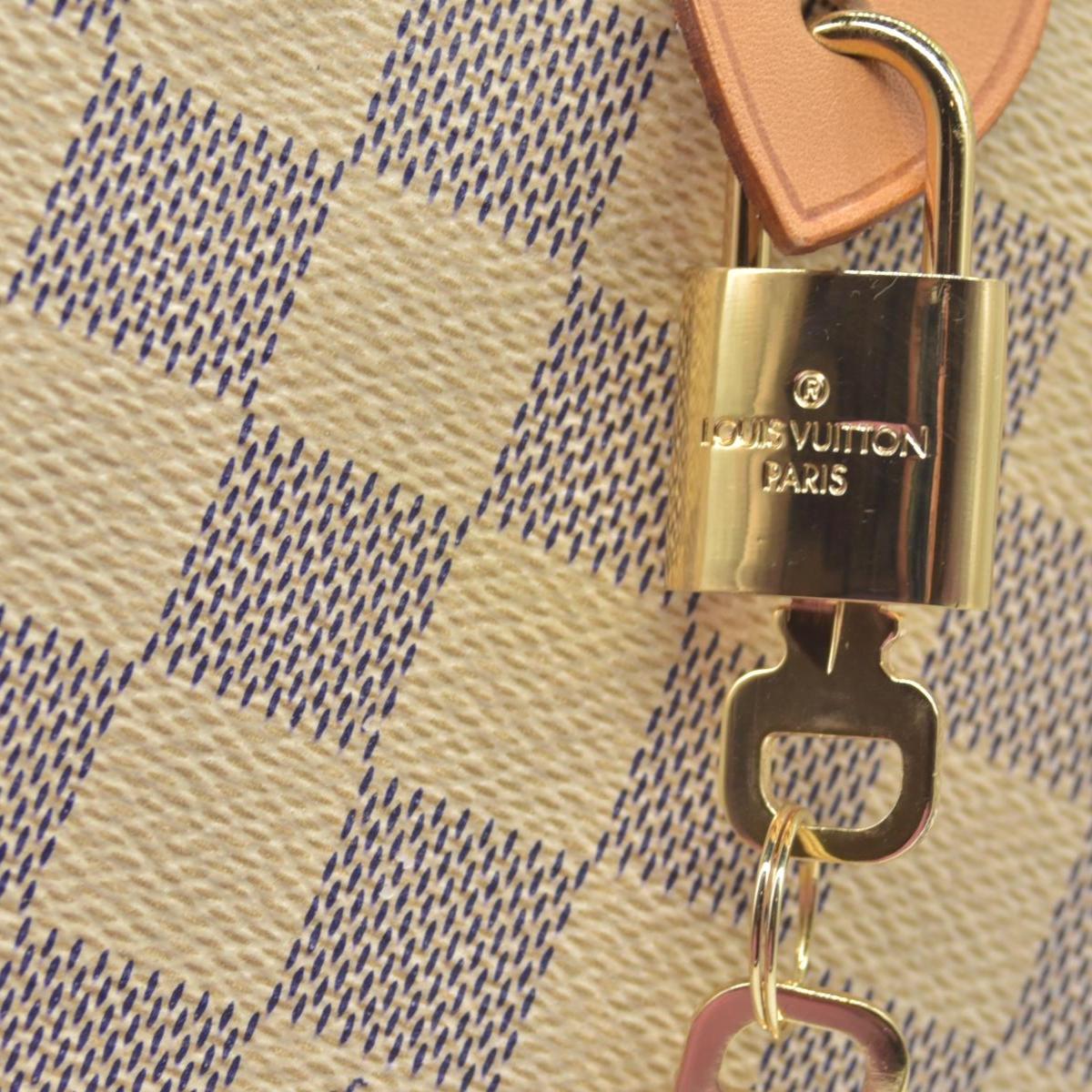 $1550 Louis Vuitton Damier Azur Speedy 30 DU4180 CONSIGNMENT
