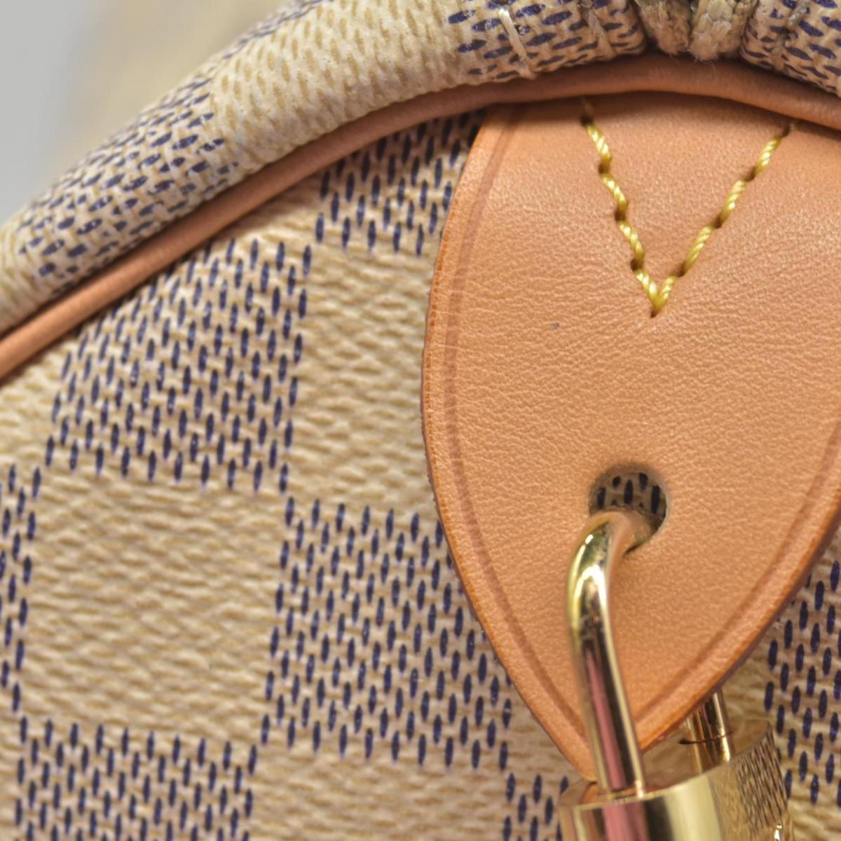 $1550 Louis Vuitton Damier Azur Speedy 30 DU4180 CONSIGNMENT