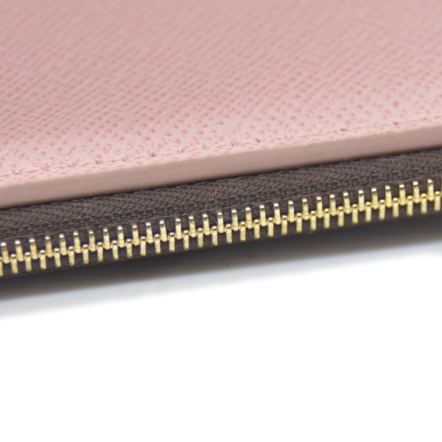 $605 Louis Vuitton Damier Ebene Victorine Wallet Rose Ballerine