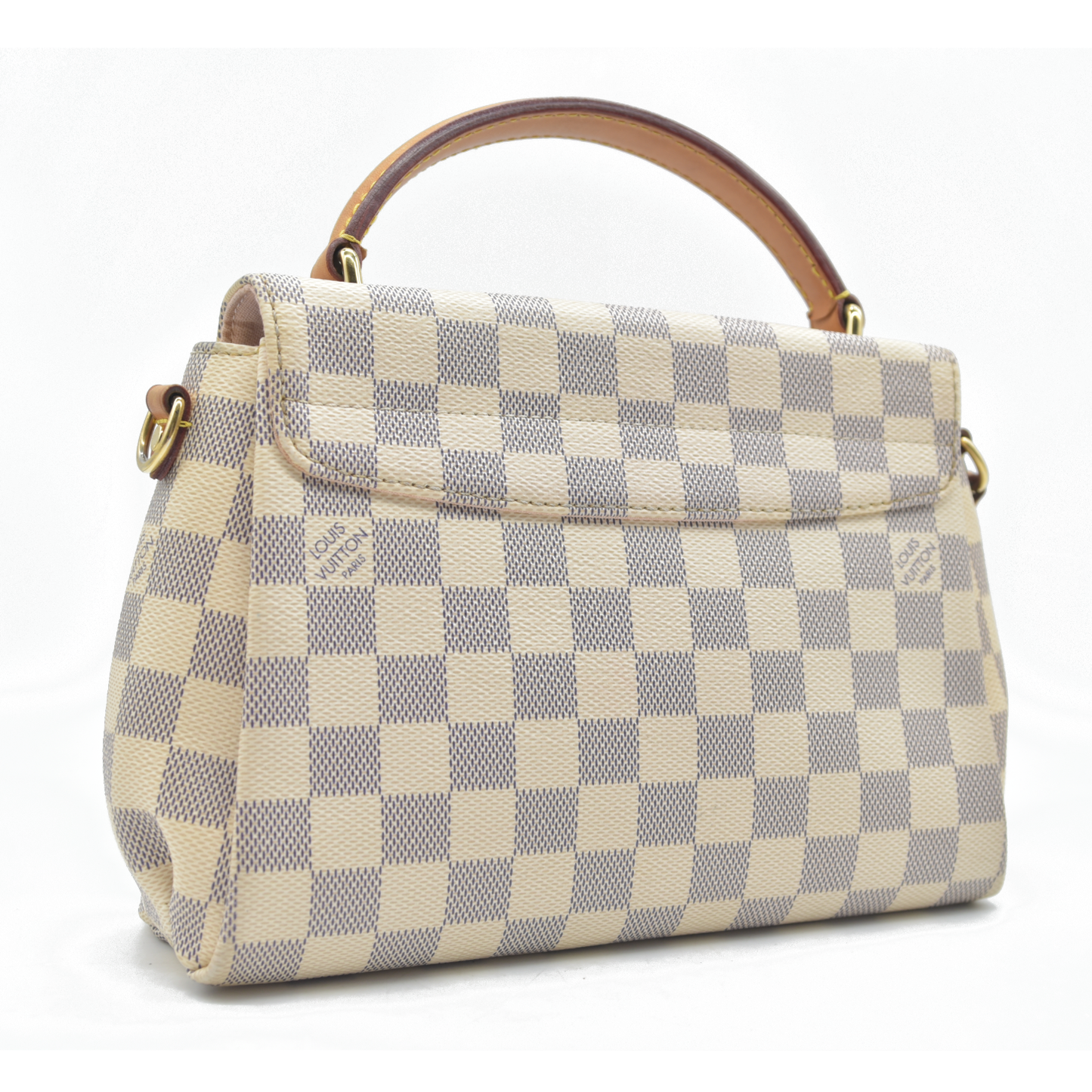 $2000 2016 Louis Vuitton Damier Azur Canvas Croisette Bag TR3116