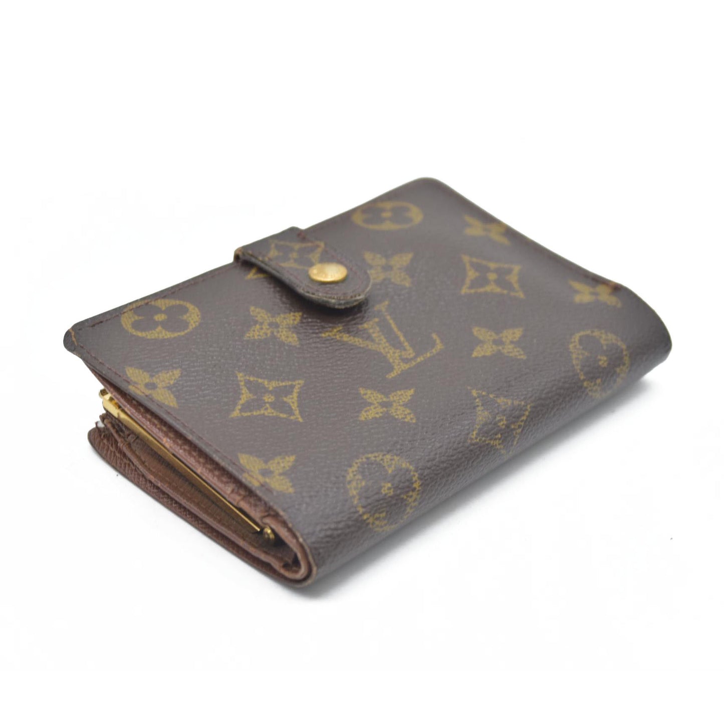 $675 Louis Vuitton Monogram Porte Monnaie Billets Viennois Bifold Wallet SD0054
