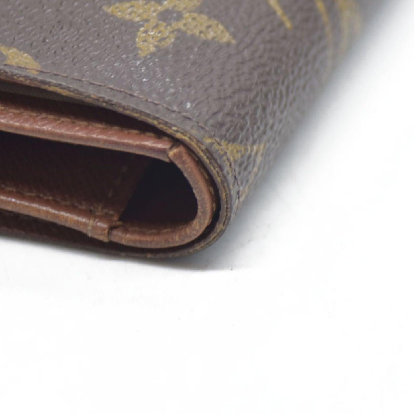 $610 LOUIS VUITTON Monogram Alexandra Trifold Wallet SP0090