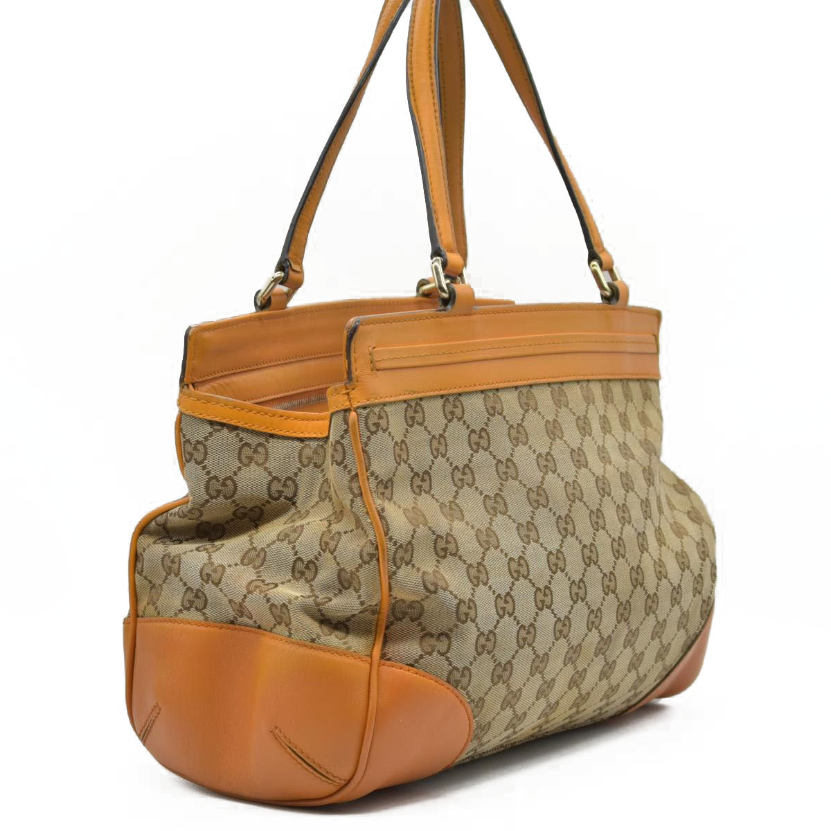 $950 Gucci  GG Canvas Medium Mayfair Tote CONSIGNMENT