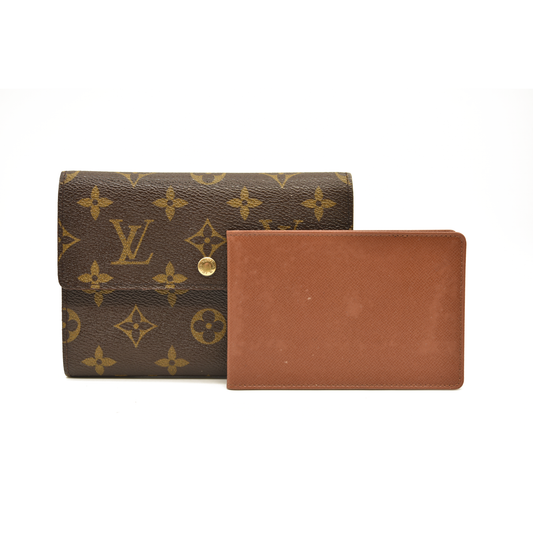 Louis Vuitton  Monogram Porte Tresor Etui Papiers Wallet SP0966