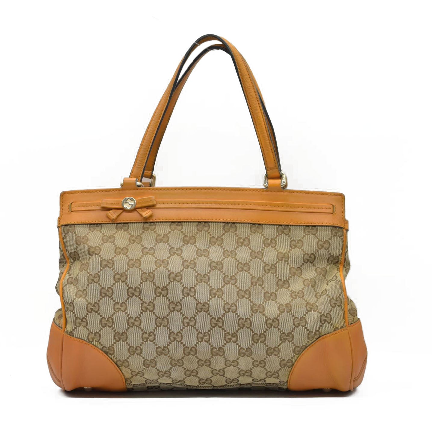 $950 Gucci  GG Canvas Medium Mayfair Tote CONSIGNMENT