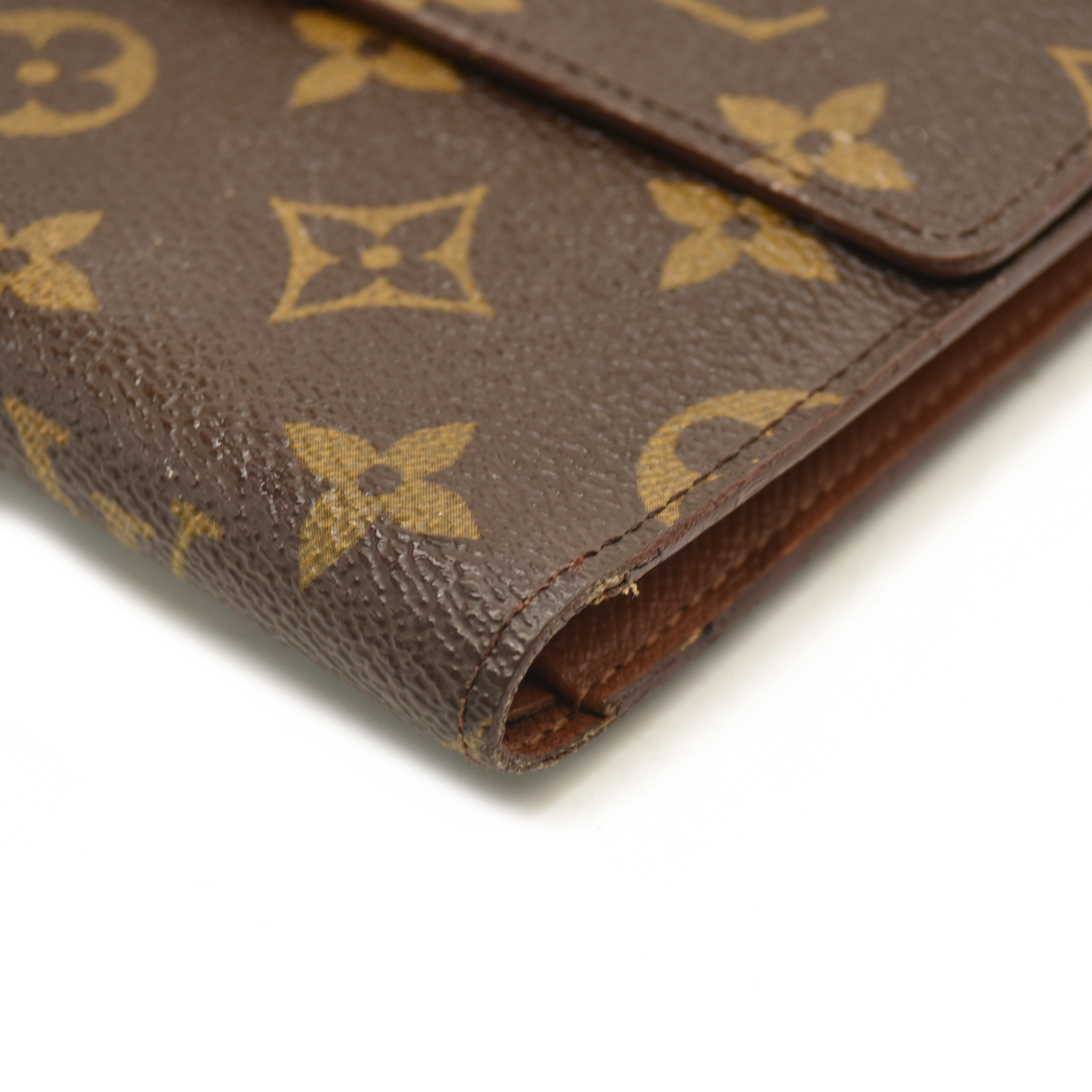 Louis Vuitton  Monogram Porte Tresor Etui Papiers Wallet SP0966