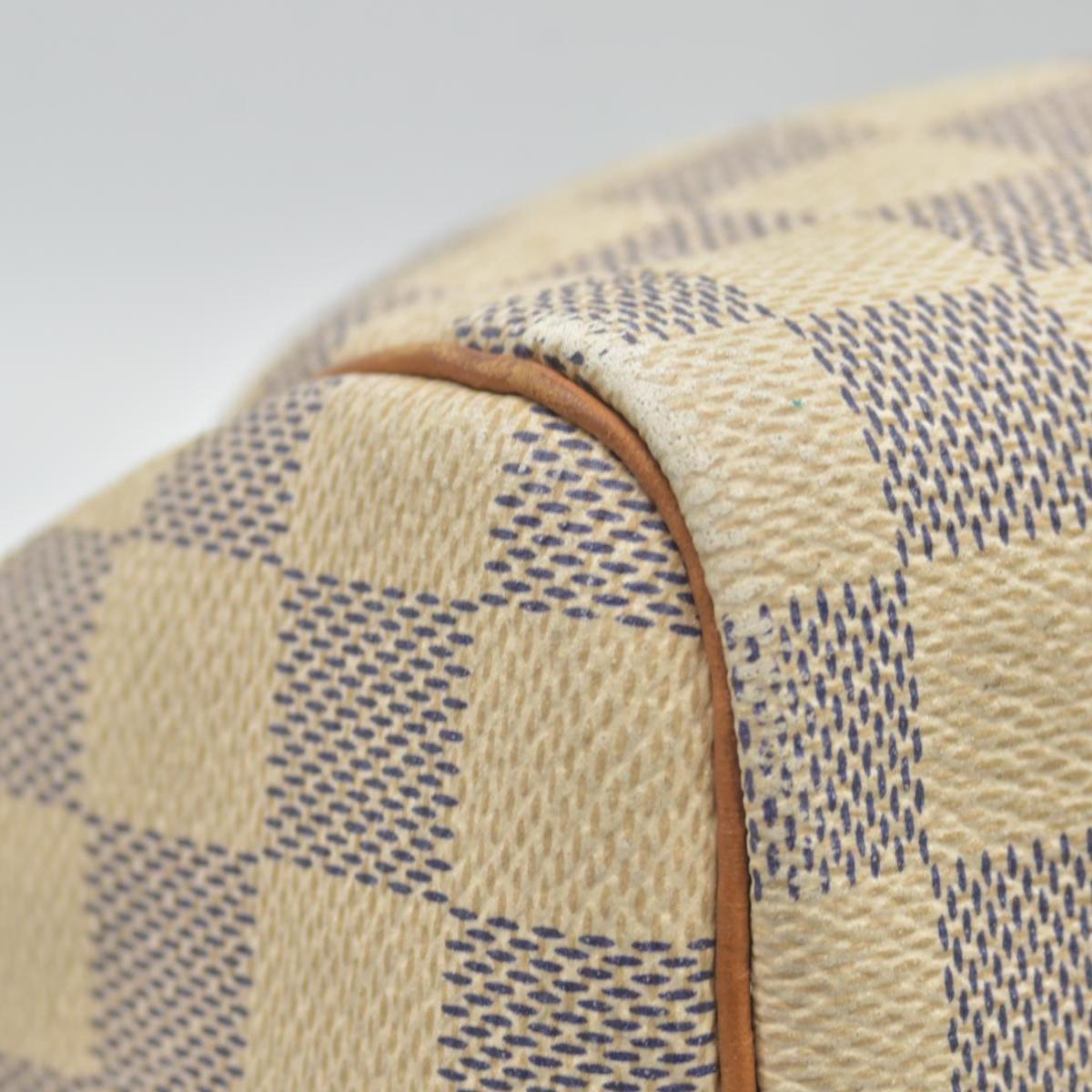 $1980 Louis Vuitton Damier Azur Speedy Bandouliere 30 SP2174