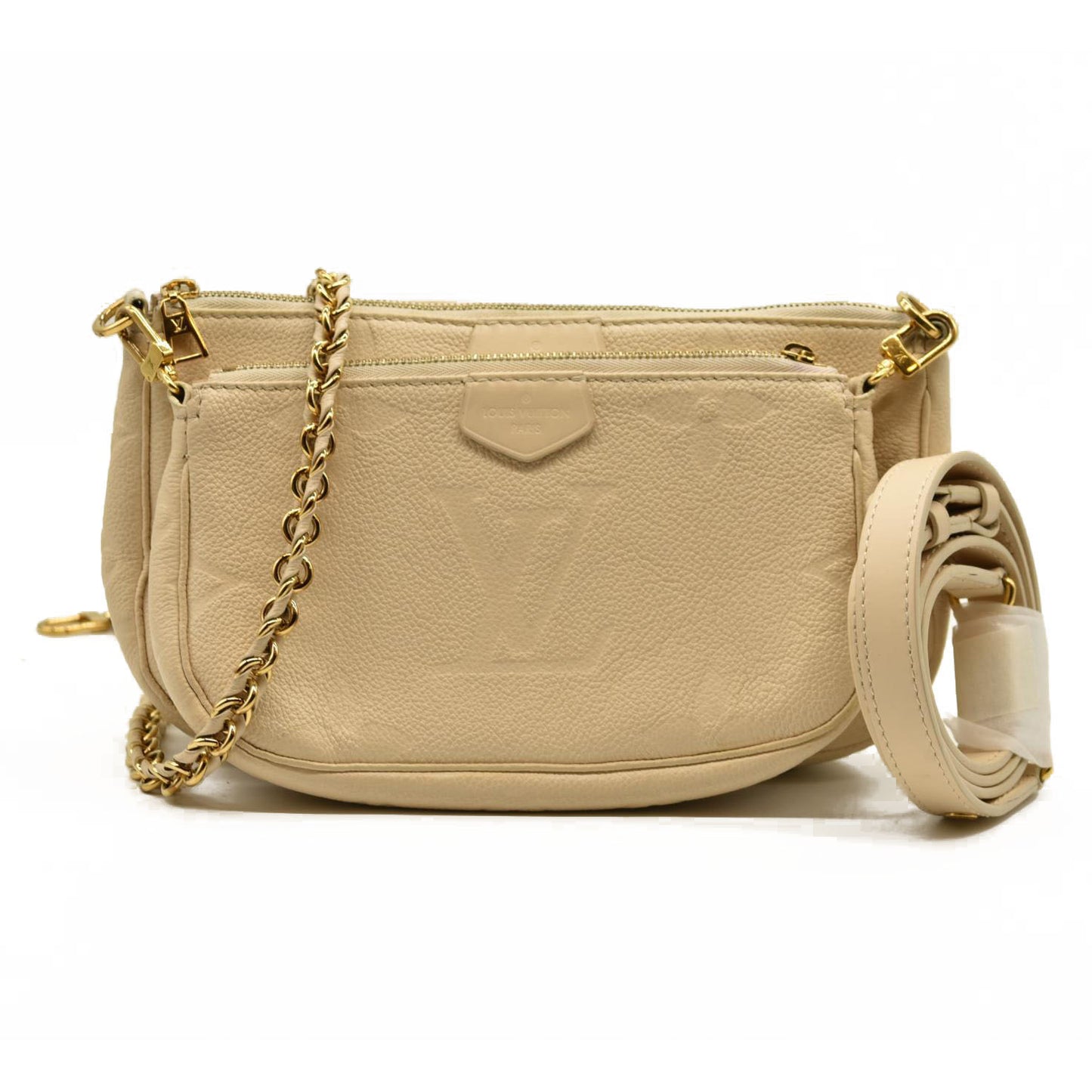 Louis Vuitton  Empreinte Monogram Giant Multi Pochette Accessories Cream