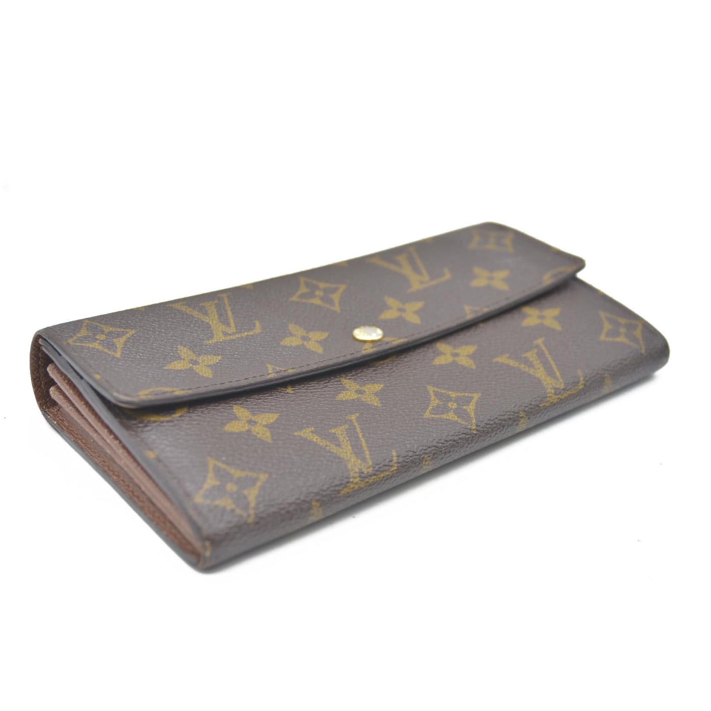 Louis Vuitton  $720 Monogram Portefeiulle Sarah Long Bifold Wallet CA2192