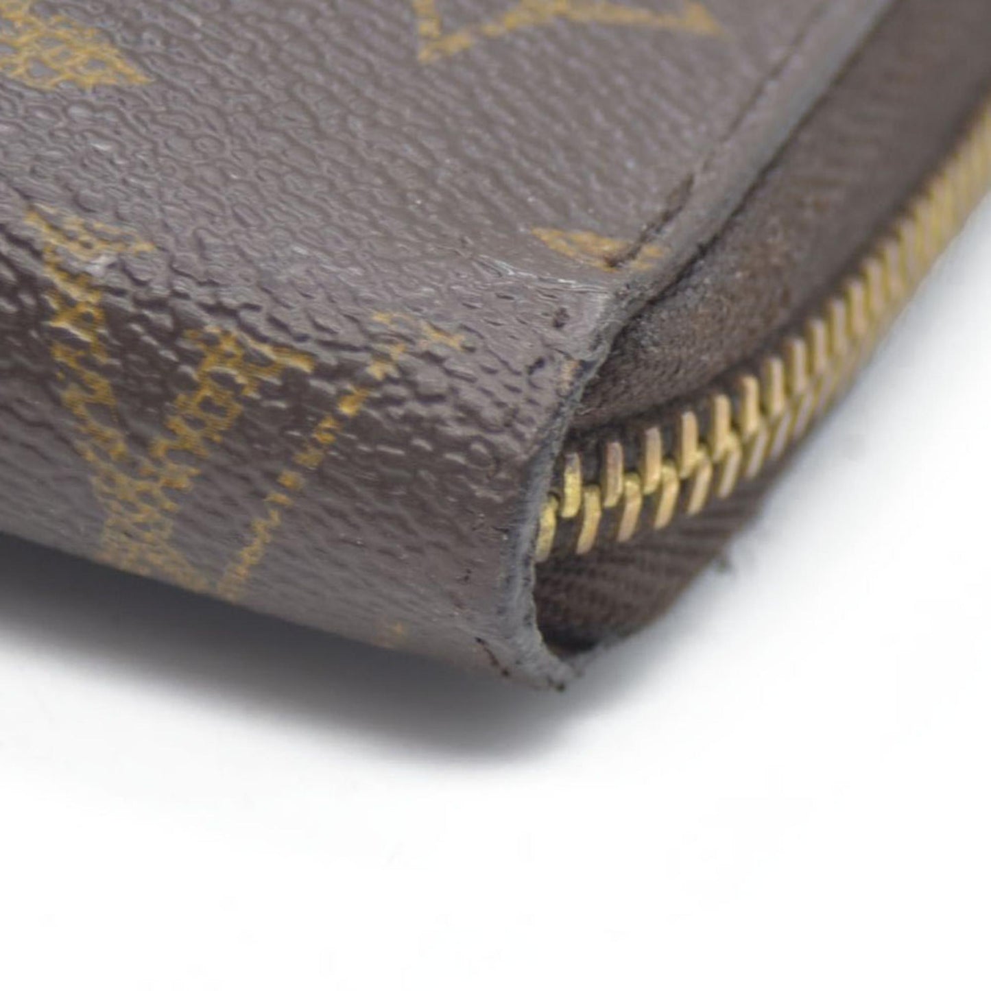 $915 Louis Vuitton Monogram Zippy Wallet GI8112