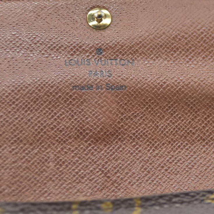 Louis Vuitton  $720 Monogram Portefeiulle Sarah Long Bifold Wallet CA2192
