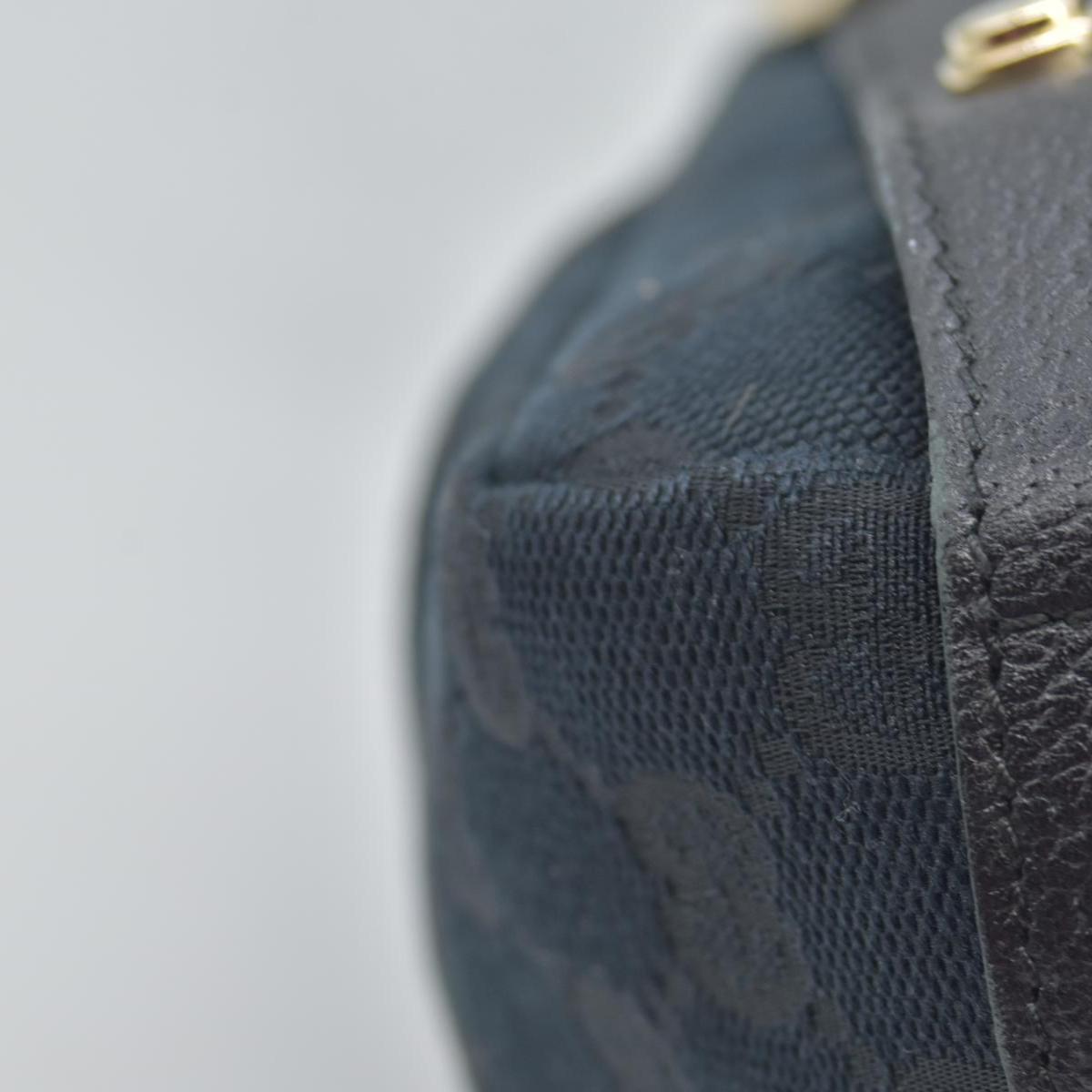 $1410 Gucci GG Canvas Medium Abbey Shoulder Bag Black CONSIGNMENT