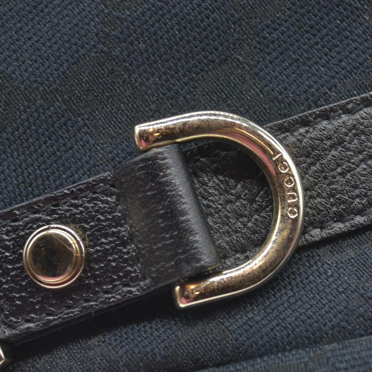 $1410 Gucci GG Canvas Medium Abbey Shoulder Bag Black CONSIGNMENT