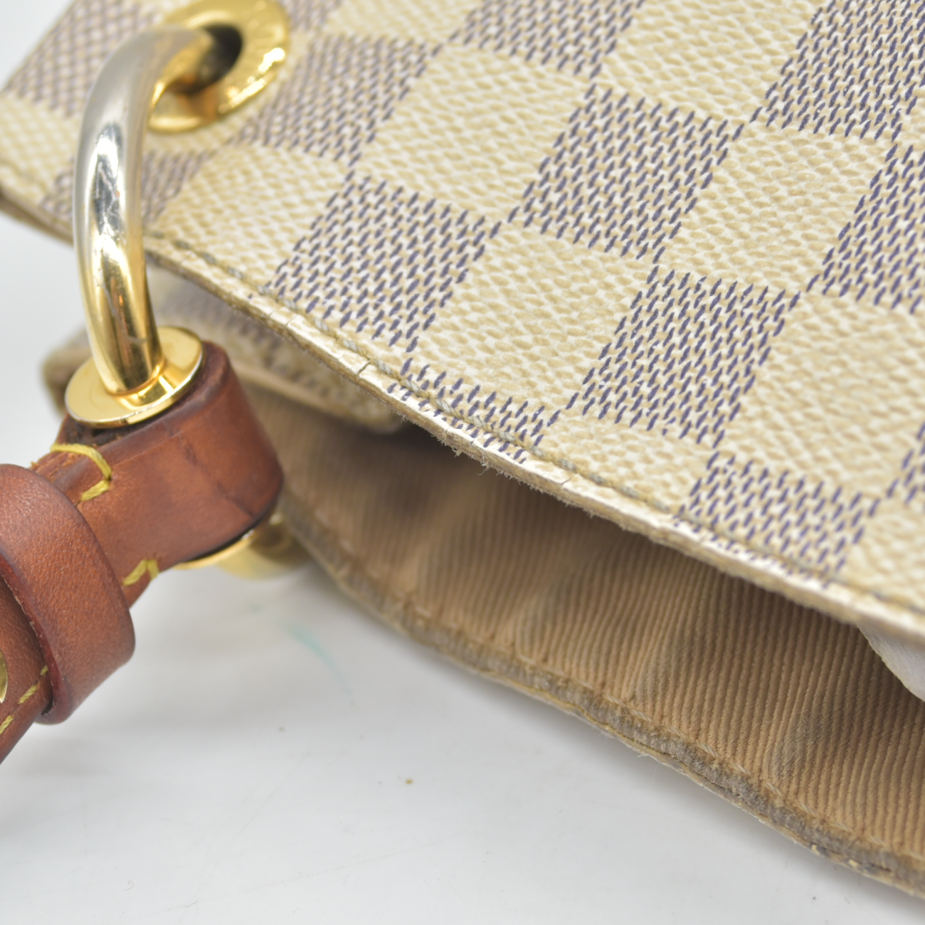 $1990 2018 Louis Vuitton  Damier Azur Graceful PM MI1128