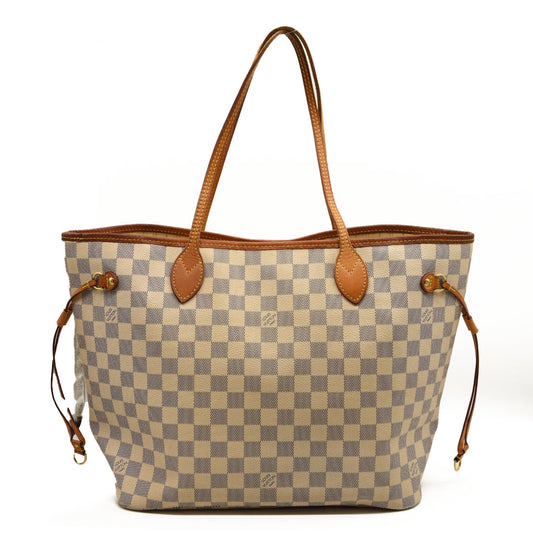 LOUIS VUITTON Damier Azur Neverfull MM