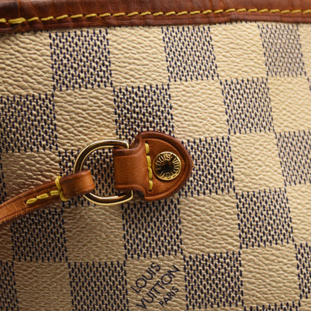 LOUIS VUITTON Damier Azur Neverfull MM