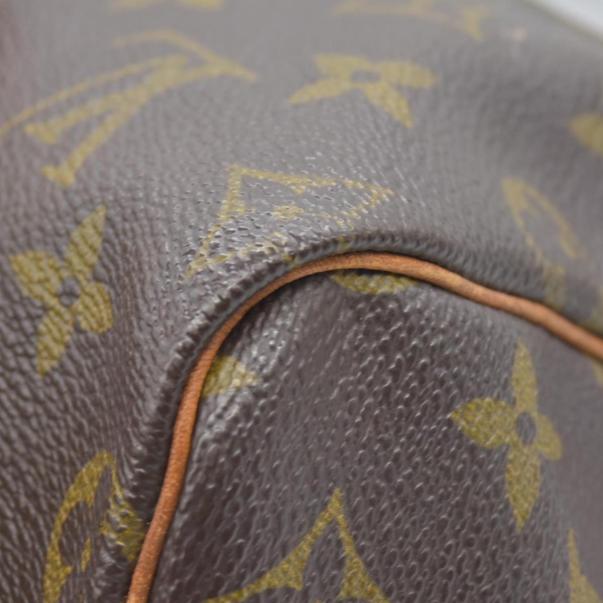$1490 Louis Vuitton LV Hand Bag Speedy 25 Brown Monogram sp1905