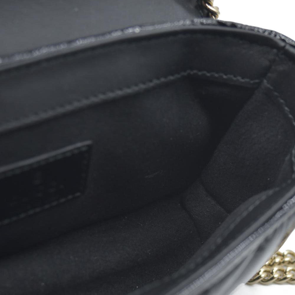 $1850 Gucci Mini Marmont quilted leather cross-body bag