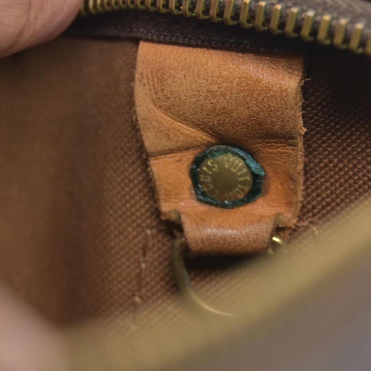 $1490 Louis Vuitton LV Hand Bag Speedy 25 Brown Monogram sp1905