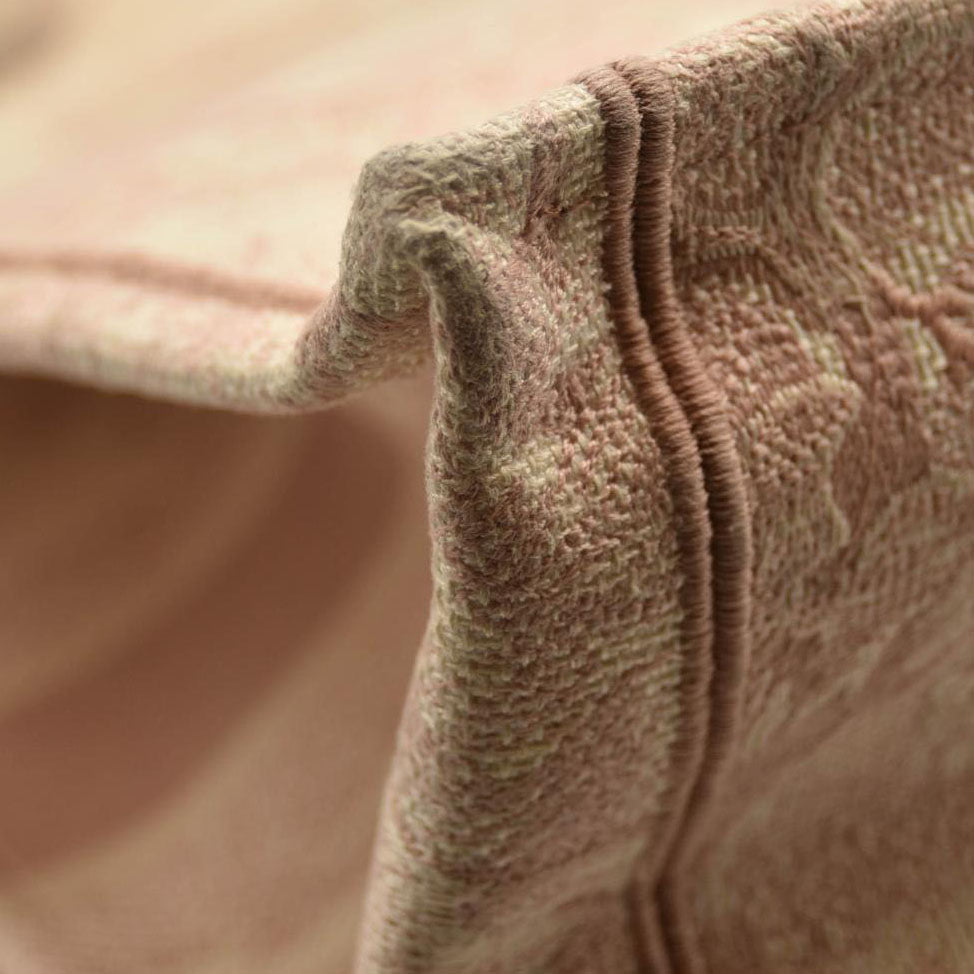 CHRISTIAN DIOR Canvas Toile De Jouy Embroidered Large Book Tote Pink