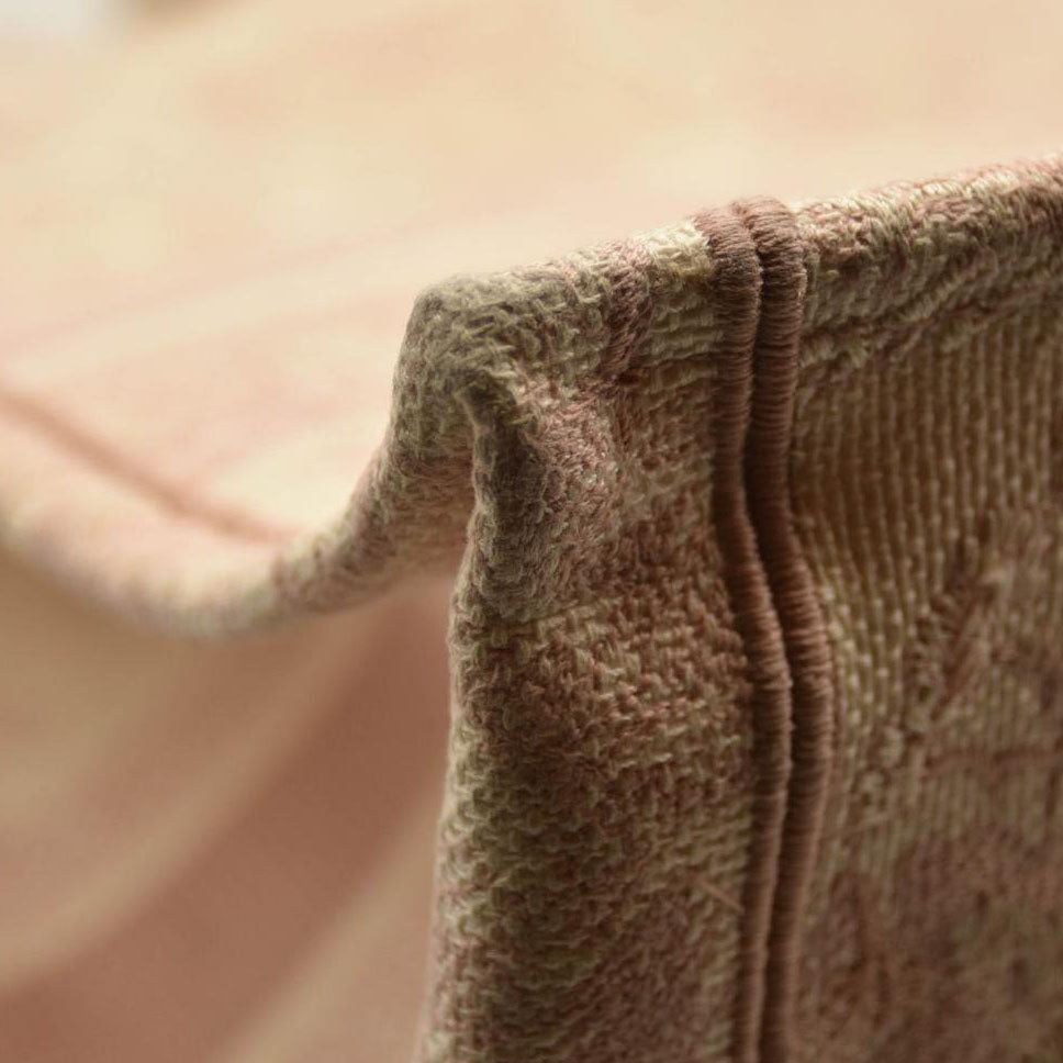 CHRISTIAN DIOR Canvas Toile De Jouy Embroidered Large Book Tote Pink