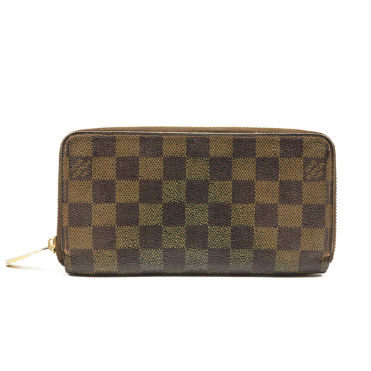 LOUIS VUITTON Damier Ebene Zippy Wallet