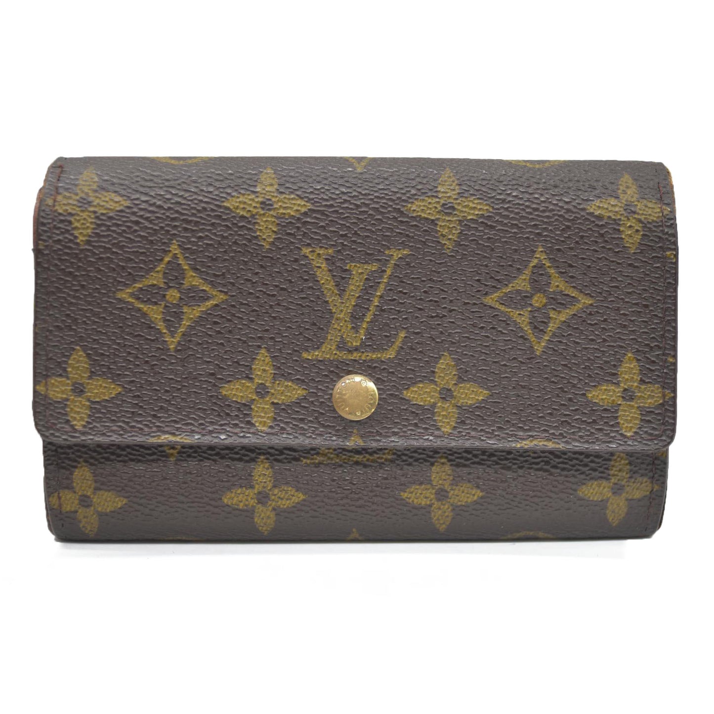 Louis Vuitton $610 Monogram Porte Monnaie Zip Bifold Wallet CA0999